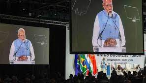 BRICS બિઝનેસ ફોરમમાં બોલ્યા મોદી ભારત દુનિયાના વિકાસનું એન્જિન બનશે : નરેન્દ્ર મોદી
