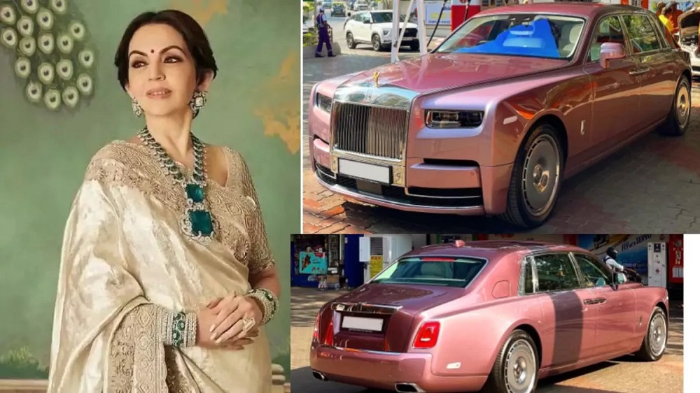 નીતા અંબાણીએ Rolls-Royce car ખરીદી.