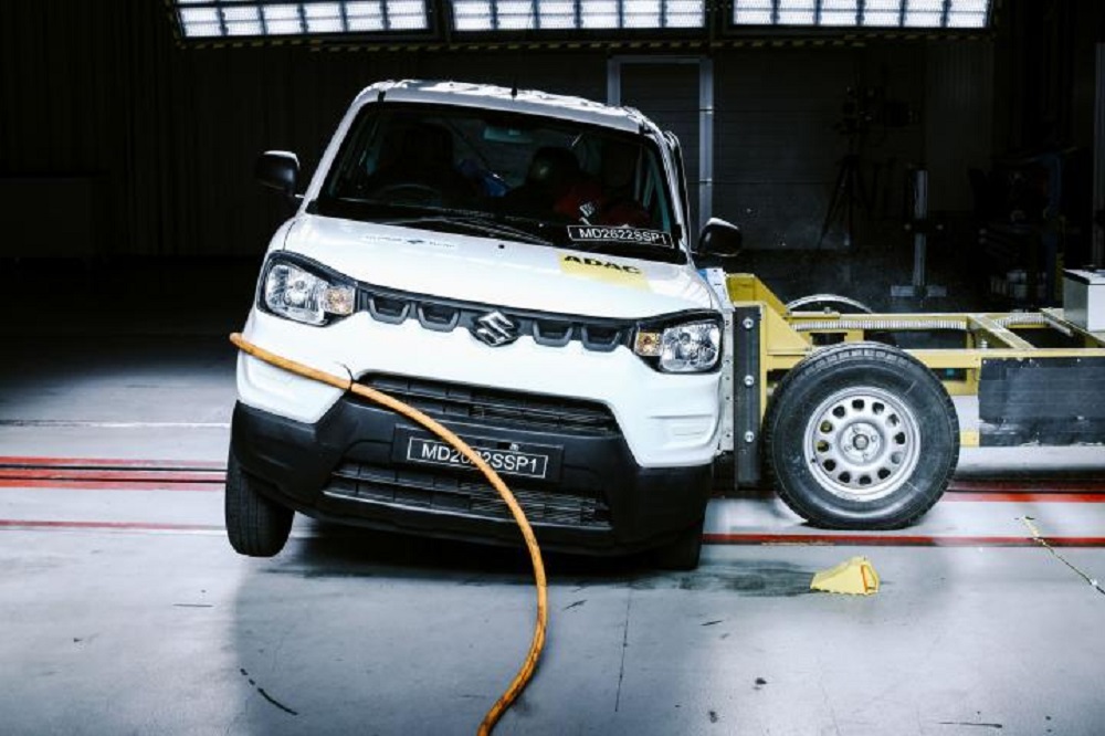 Maruti Suzuki SUVનું ક્રેશ ટેસ્ટ કરવામાં આવ્યું.