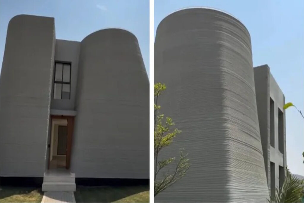 India First 3D Printed Villa Video