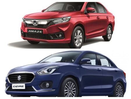 Maruti Dzire Vs Honda Amaze