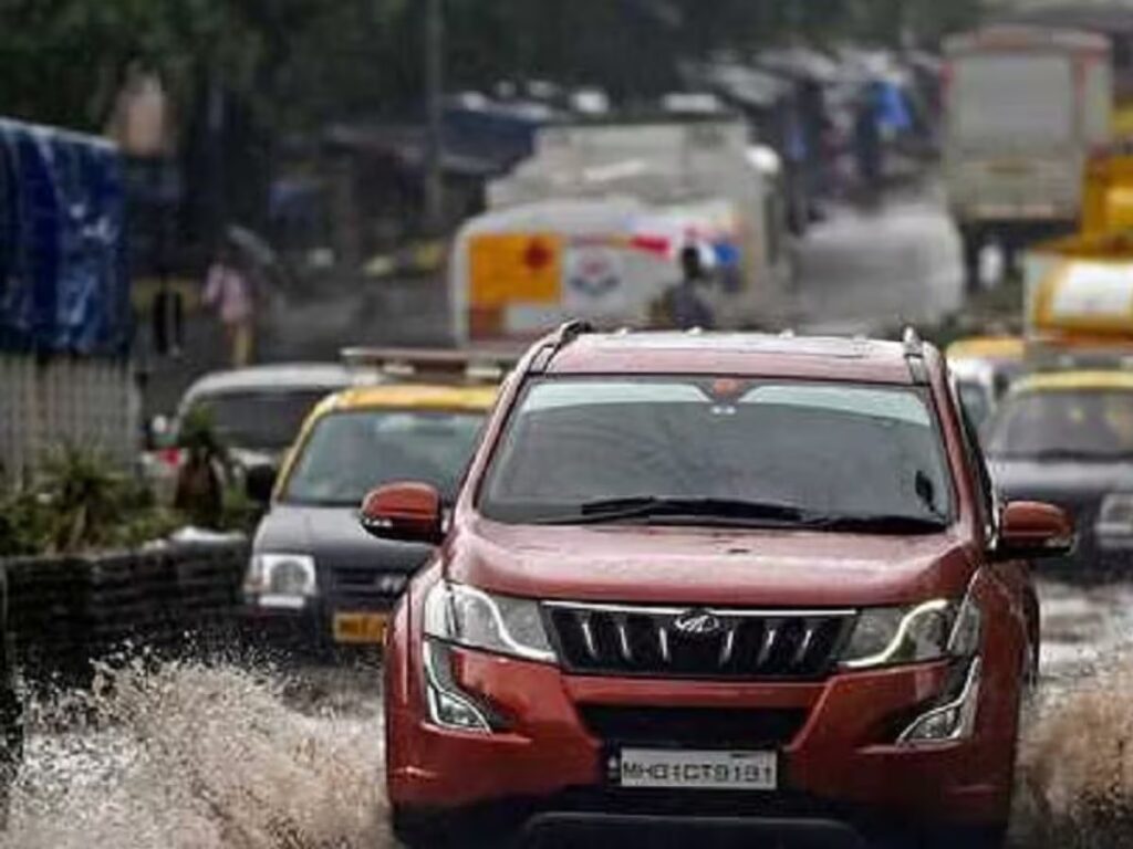 Car During Rain