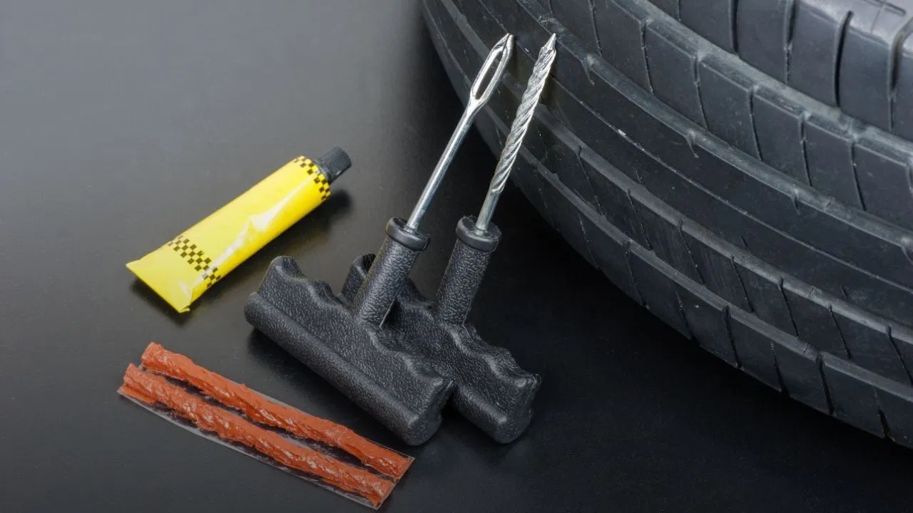 Car Gets Punctured