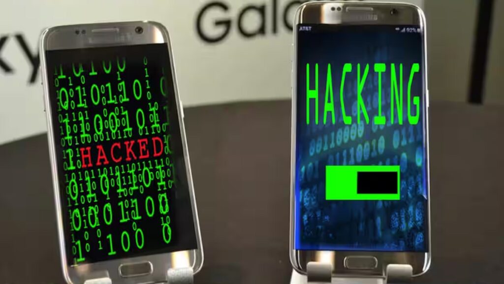 Smartphone Hacking Sign