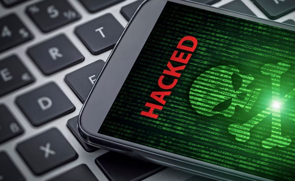 Smartphone Hacking Sign