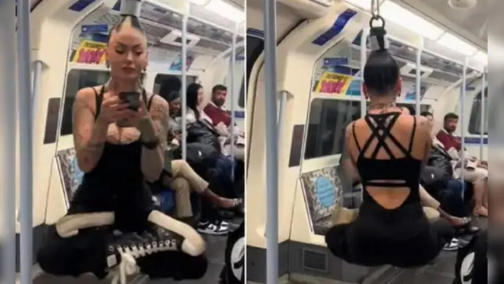 Woman Seen Hanging by Hair