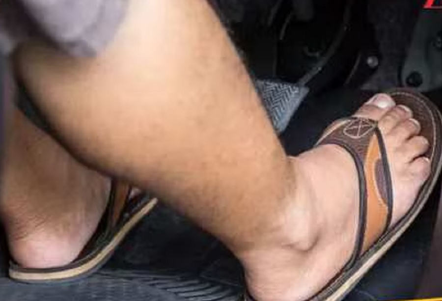 Car Challan on Chappal