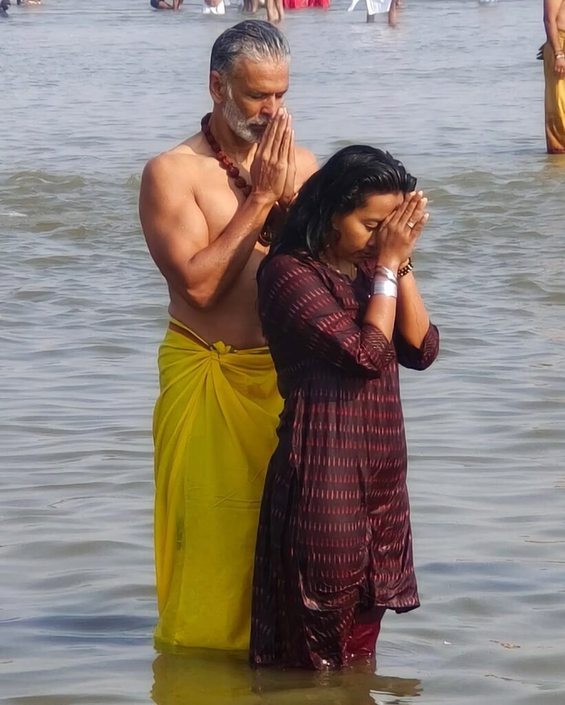 Milind Soman-Ankita Konwar