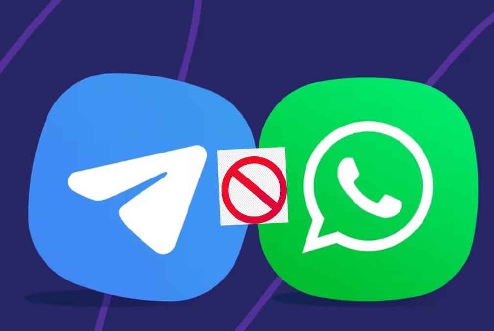 WhatsApp and Telegram
