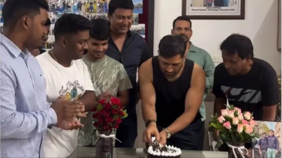MS Dhoni birthday celebration