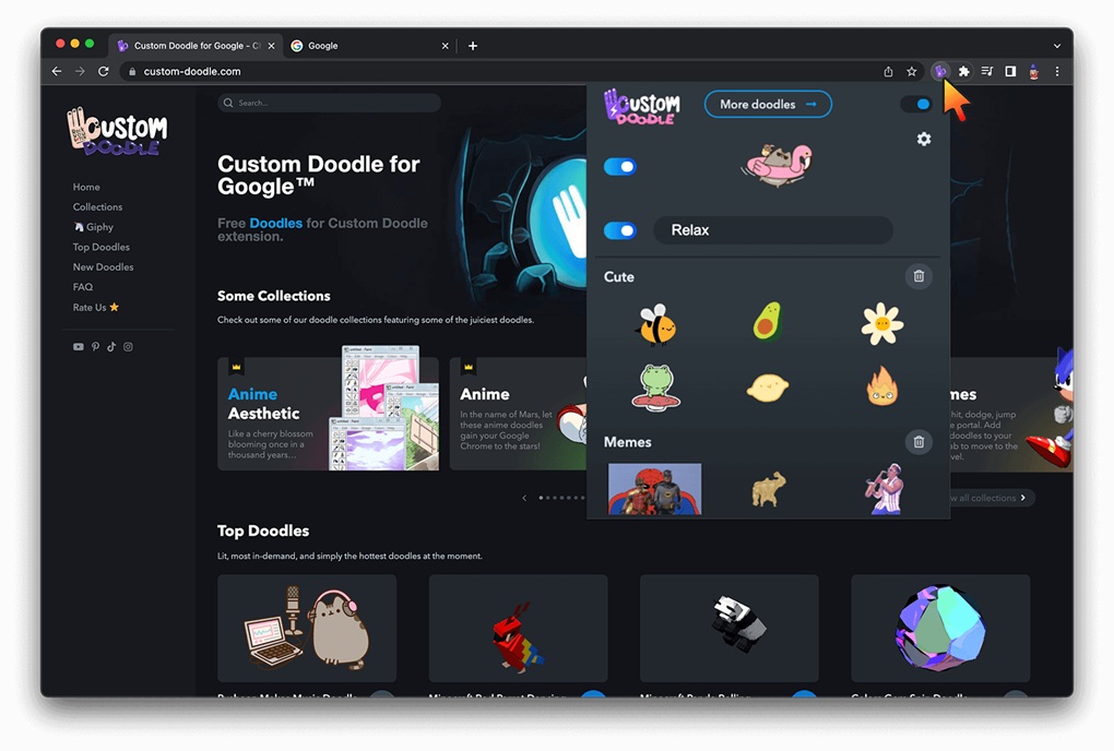 Custom Google Doodle