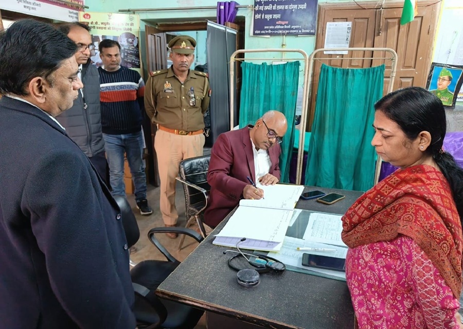 Kanpur DM's Inspection